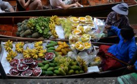 Vietnam, Mekong, schwimmender Markt
