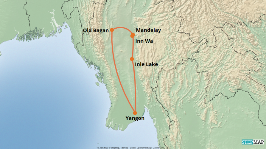 Hohepunkte Von Myanmar Viamonda